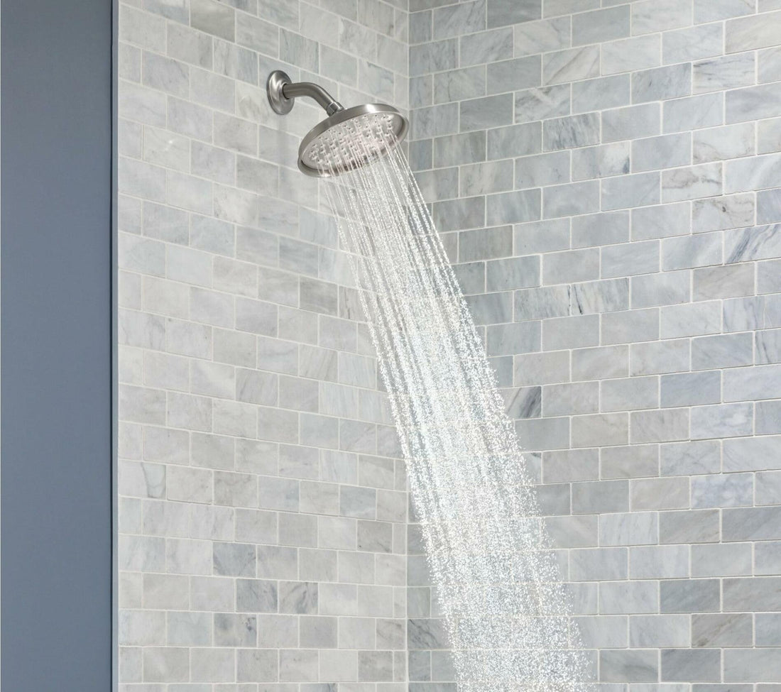 Moen Hamden 82303SRN Posi-Temp Tub and Shower Faucet in Spot Resist Brushed Nickel  (Valve Included)