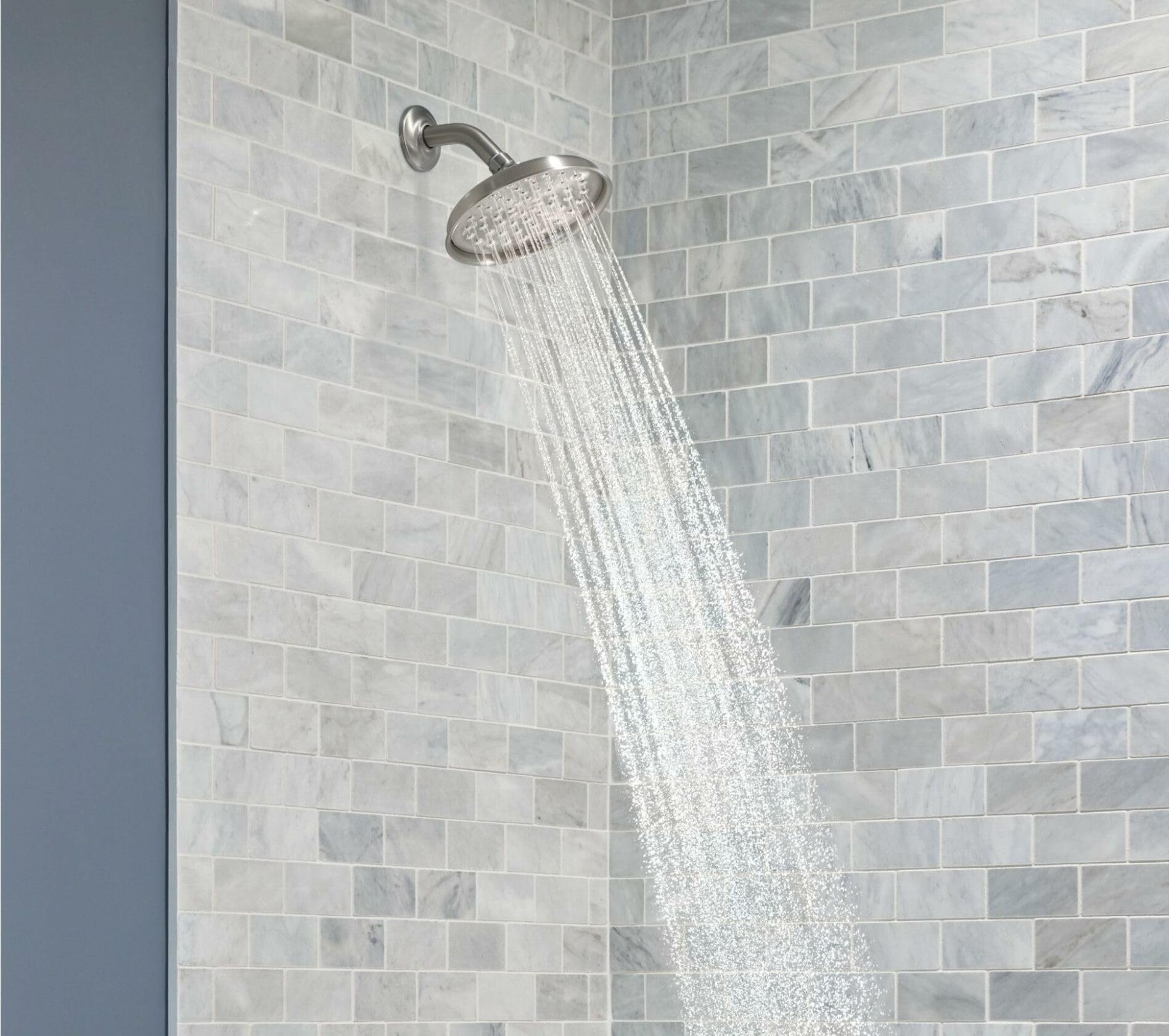 Moen Hamden 82303SRN Posi-Temp Tub and Shower Faucet in Spot Resist Brushed Nickel  (Valve Included)