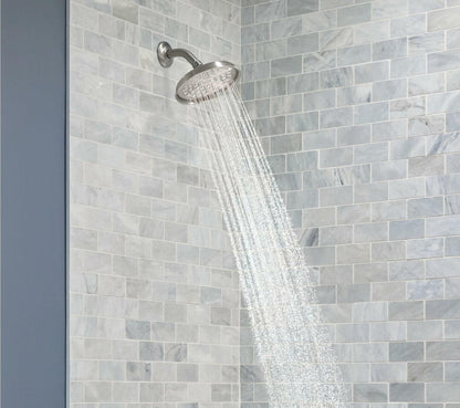 Moen Hamden 82303SRN Posi-Temp Tub and Shower Faucet in Spot Resist Brushed Nickel  (Valve Included)