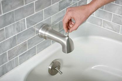 Moen Hamden 82303SRN Posi-Temp Tub and Shower Faucet in Spot Resist Brushed Nickel  (Valve Included)