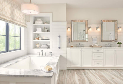 MOEN Belfield T9024 Two-Handle Deck Mounted Roman Tub Faucet and Hand Shower in Chrome (Valve Not Included)