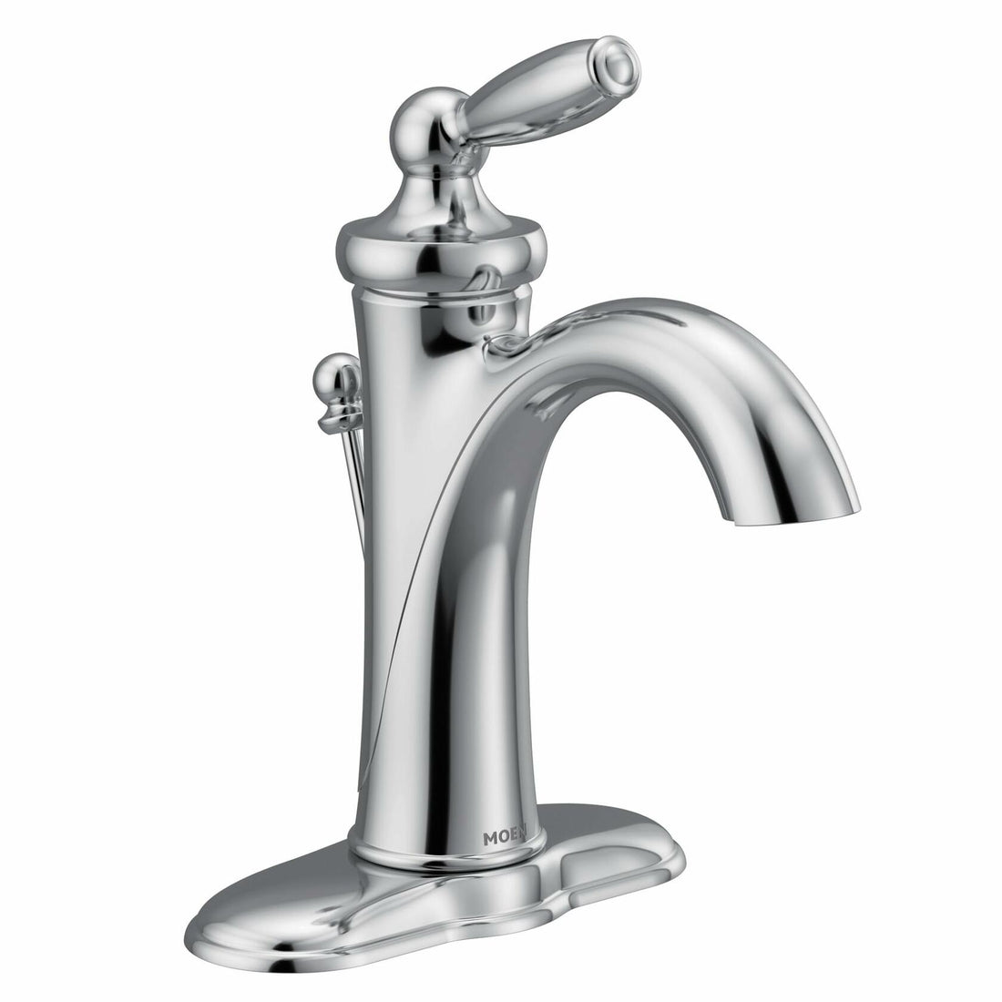 MOEN Brantford 6600 Single Hole Single-Handle High-Arc Bathroom Faucet in Chrome
