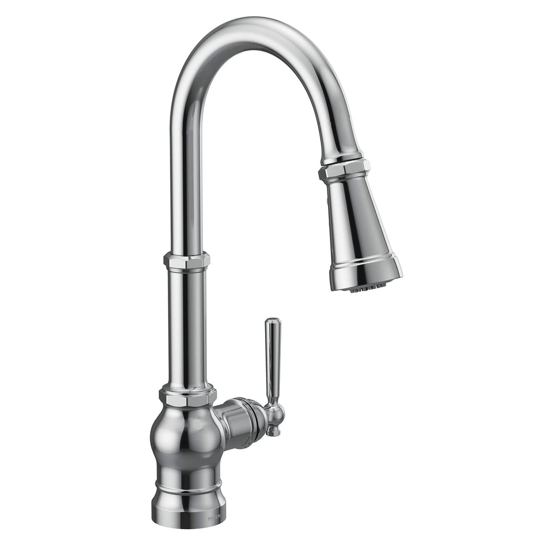 MOEN Paterson S72003 Single-Handle Pull-Down Sprayer Kitchen Faucet with Reflex and PowerBoost in Chrome