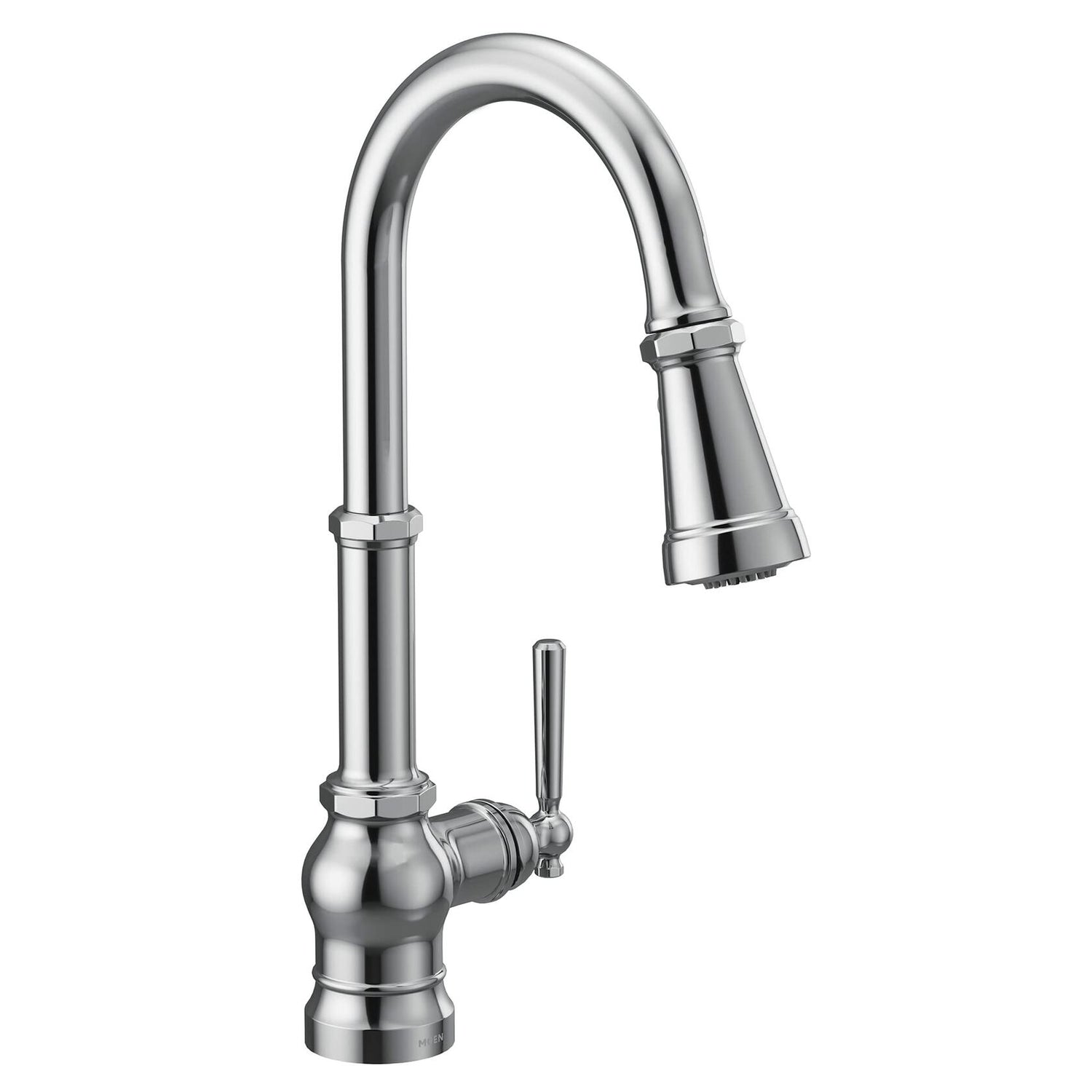 MOEN Paterson S72003 Single-Handle Pull-Down Sprayer Kitchen Faucet with Reflex and PowerBoost in Chrome