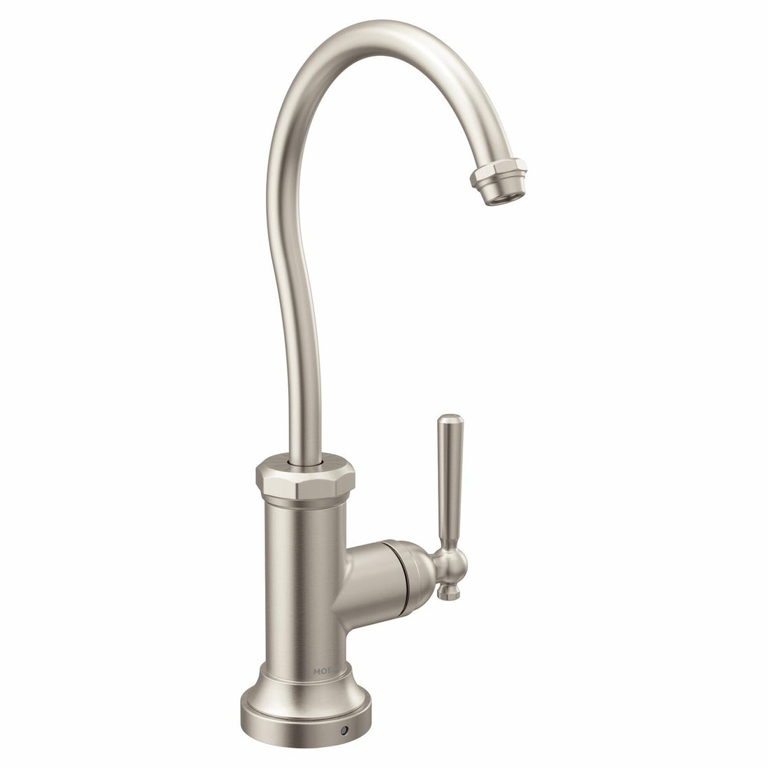 MOEN Paterson S5540SRS Single Handle Deck-Mount Filtered Kitchen Faucet in Spot Resist Stainless