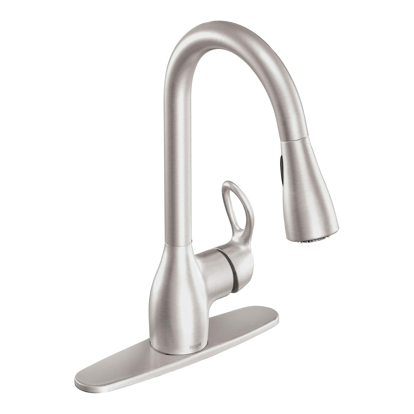 MOEN Kleo CA87011SRS Single-Handle Pull-Down Sprayer Kitchen Faucet with Reflex and Power Clean in Spot Resist Stainless