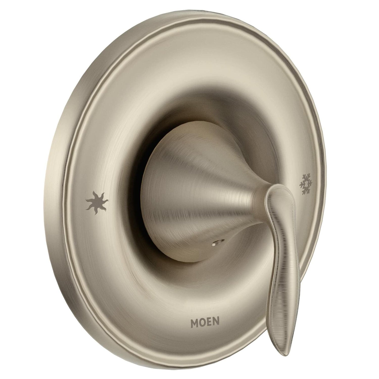 MOEN Eva T2131BN Single-Handle Posi-Temp Valve Trim Kit in Brushed Nickel (Valve Not Included)