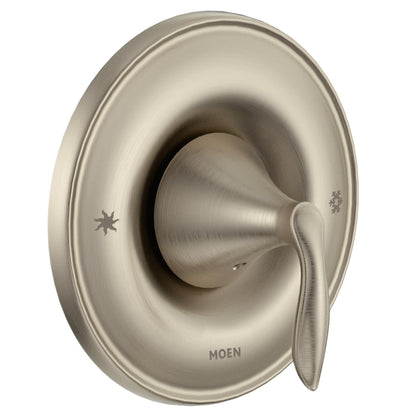 MOEN Eva T2131BN Single-Handle Posi-Temp Valve Trim Kit in Brushed Nickel (Valve Not Included)