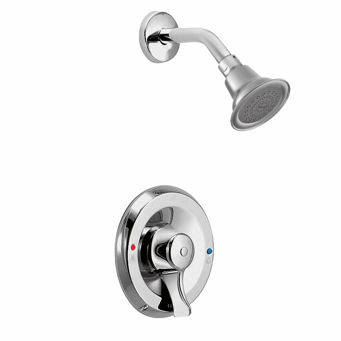 MOEN M-DURA T8375 Single Handle Posi-Temp Pressure Balanced Shower Trim with Shower Head in Chrome