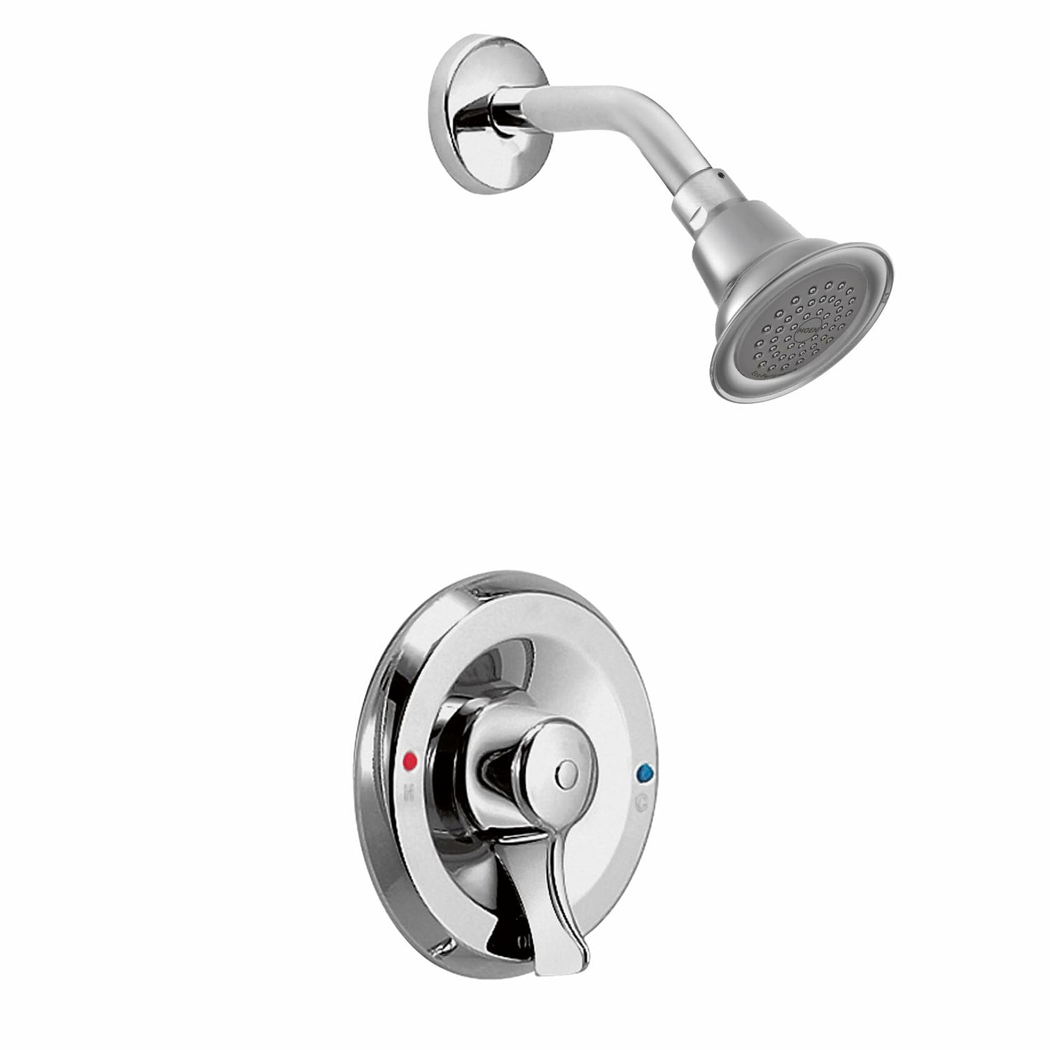 MOEN M-DURA T8375 Single Handle Posi-Temp Pressure Balanced Shower Trim with Shower Head in Chrome