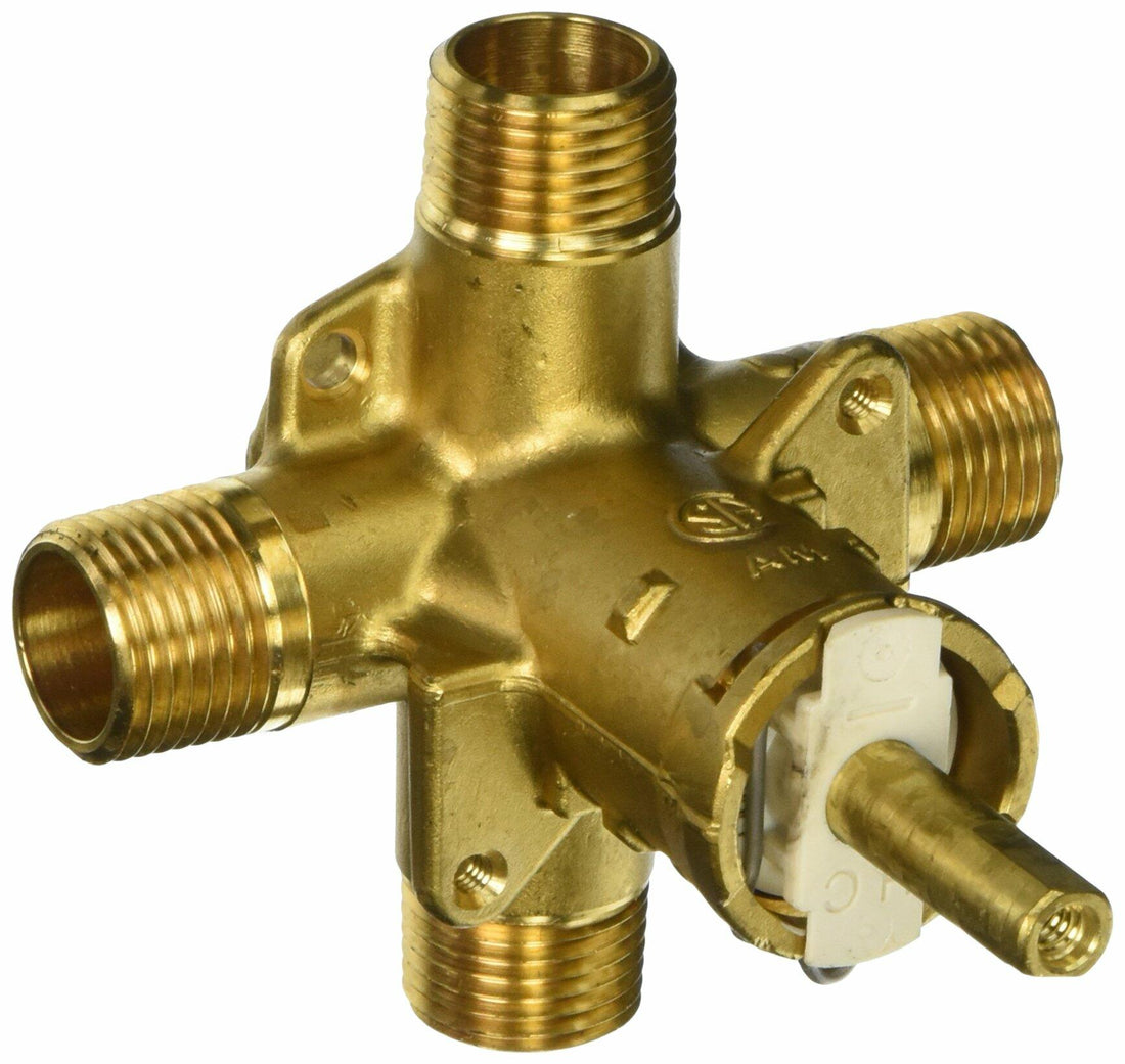 MOEN 82510 Brass Rough-In Posi-Temp Pressure-Balancing Cycling Tub and Shower Valve 1/2 in. IPS Connection
