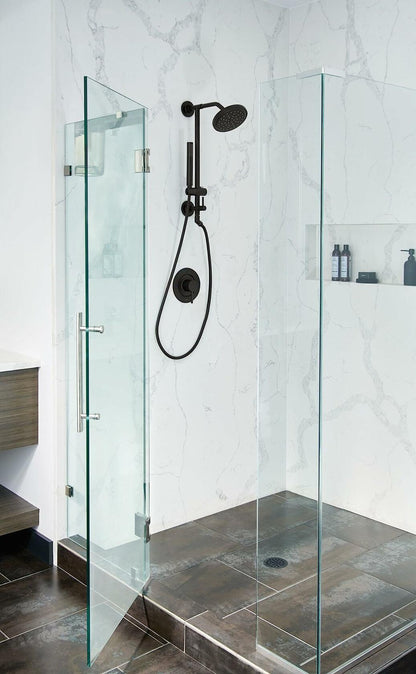 MOEN Fina S176BL Rainshower Shower Head with Immersion Technology in Matte Black