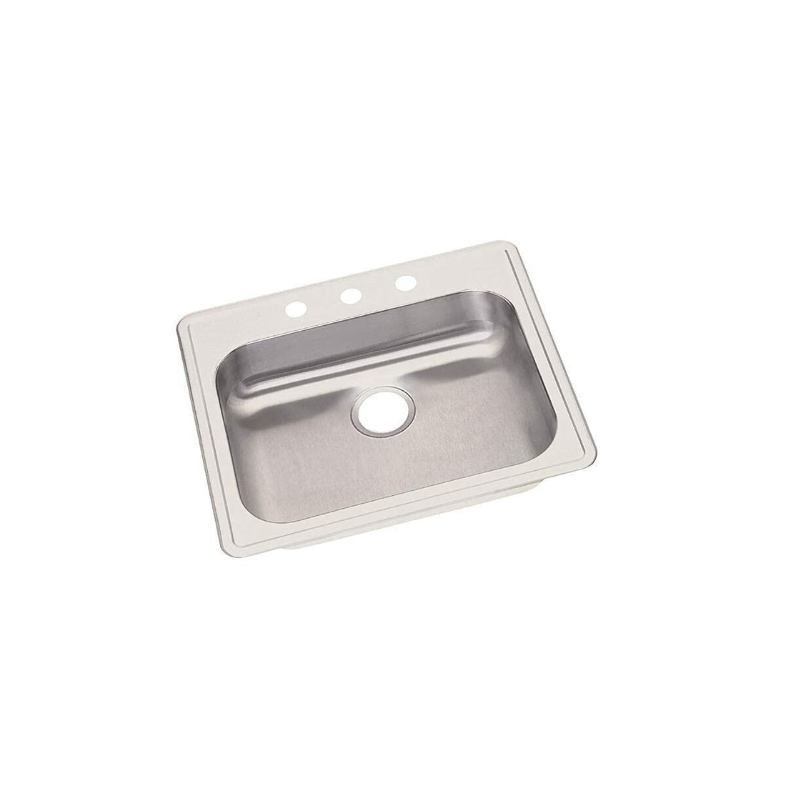 Elkay GE12521 Dayton 25&quot; Drop In Single Basin Kitchen Sink in Stainless Steel