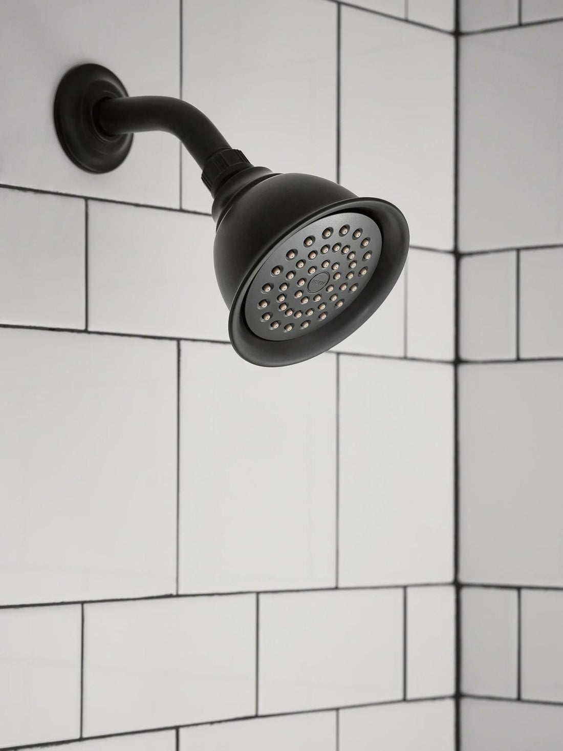 MOEN Caldwell 82495EPBL Single Handle Posi-Temp Pressure Balanced Shower Trim in Matte Black (Valve Included)