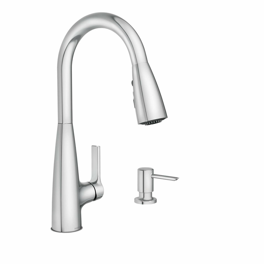 MOEN Haelyn 87627 Pull Down Sprayer Kitchen Faucet with 360 Degree Spout Swivel in Chrome