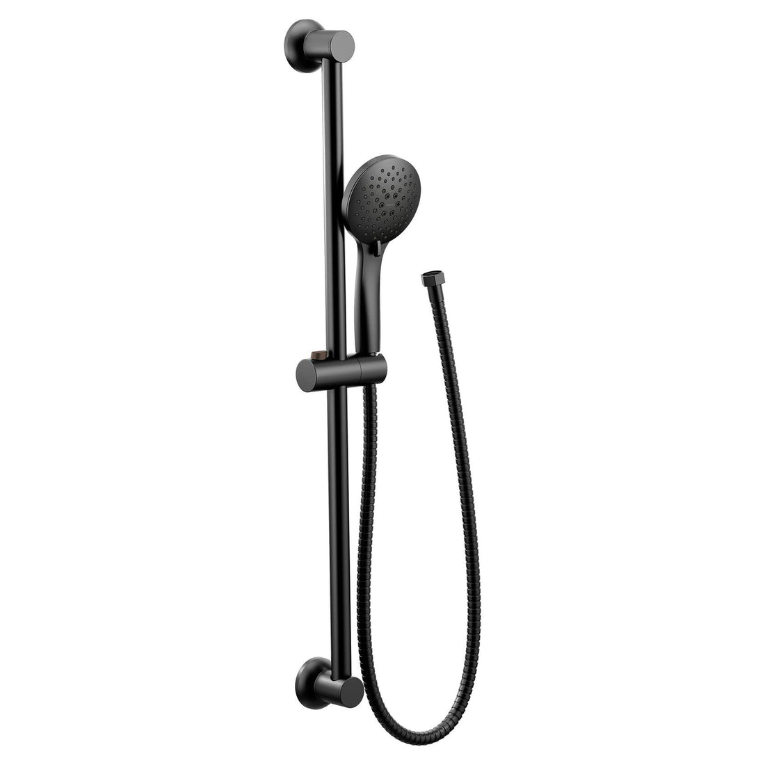 MOEN 3558EPBL 5-Spray Eco-Performance Wall Bar with Handheld Shower in Matte Black
