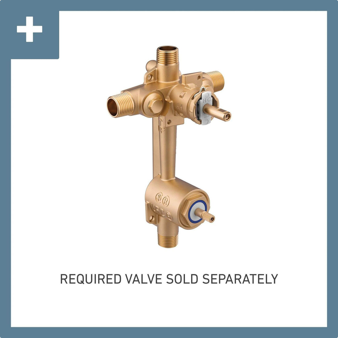MOEN Voss T2690BN 2 Handle Wall Mounted Tub and Shower Trim Kit without Spout in Brushed Nickel (Valve Not Included)