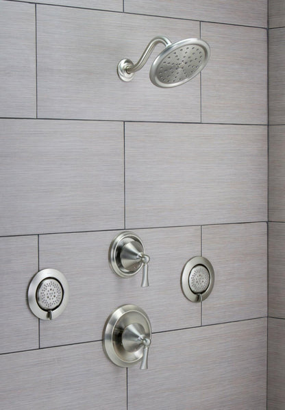 MOEN Mosaic TS1420BN 3.25 in. Body Jet with Adjustable Angle in Brushed Nickel (Valve Required)