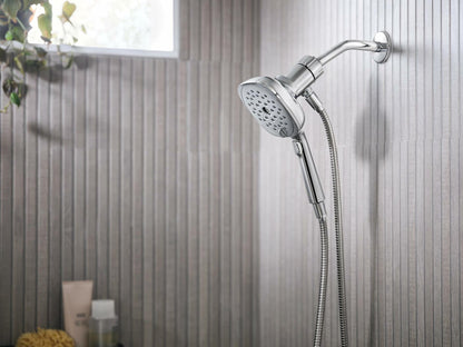 MOEN Verso 220H5EP Eco-Performance 5-inch Infiniti Dial Square Handheld Shower in Chrome