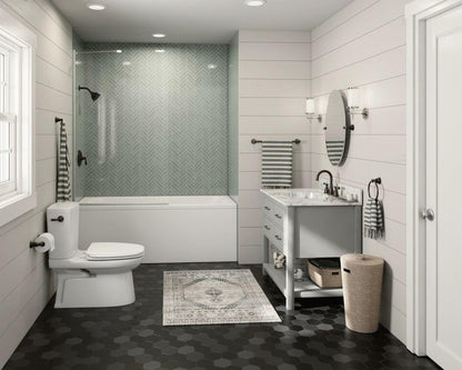 MOEN Banbury 82910BRB Single-Handle Tub and Shower Trim Kit Mediterranean Bronze (Valve Included)