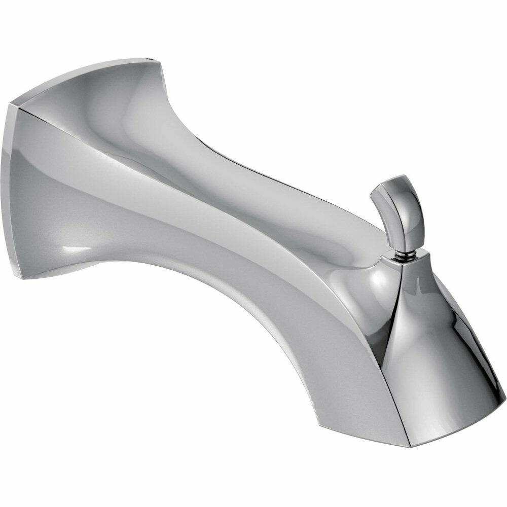 MOEN Voss 161955 Diverter Tub Spout with 1/2&quot; Pipe Slip Fit CC Connection in Chrome