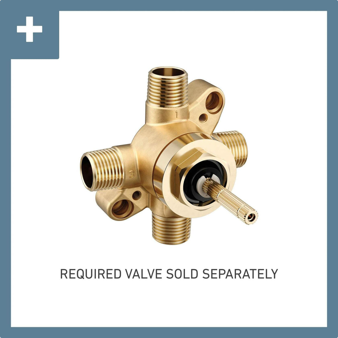 MOEN Flara One-Handle M-CORE Transfer Valve Trim Kit in Brushed Gold (Valve Required)
