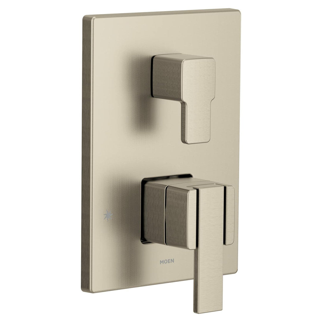 MOEN UTS9011BN 90° 2 Handle Wall Mount Valve Handle in Brushed Nickel (Valve Not Included)