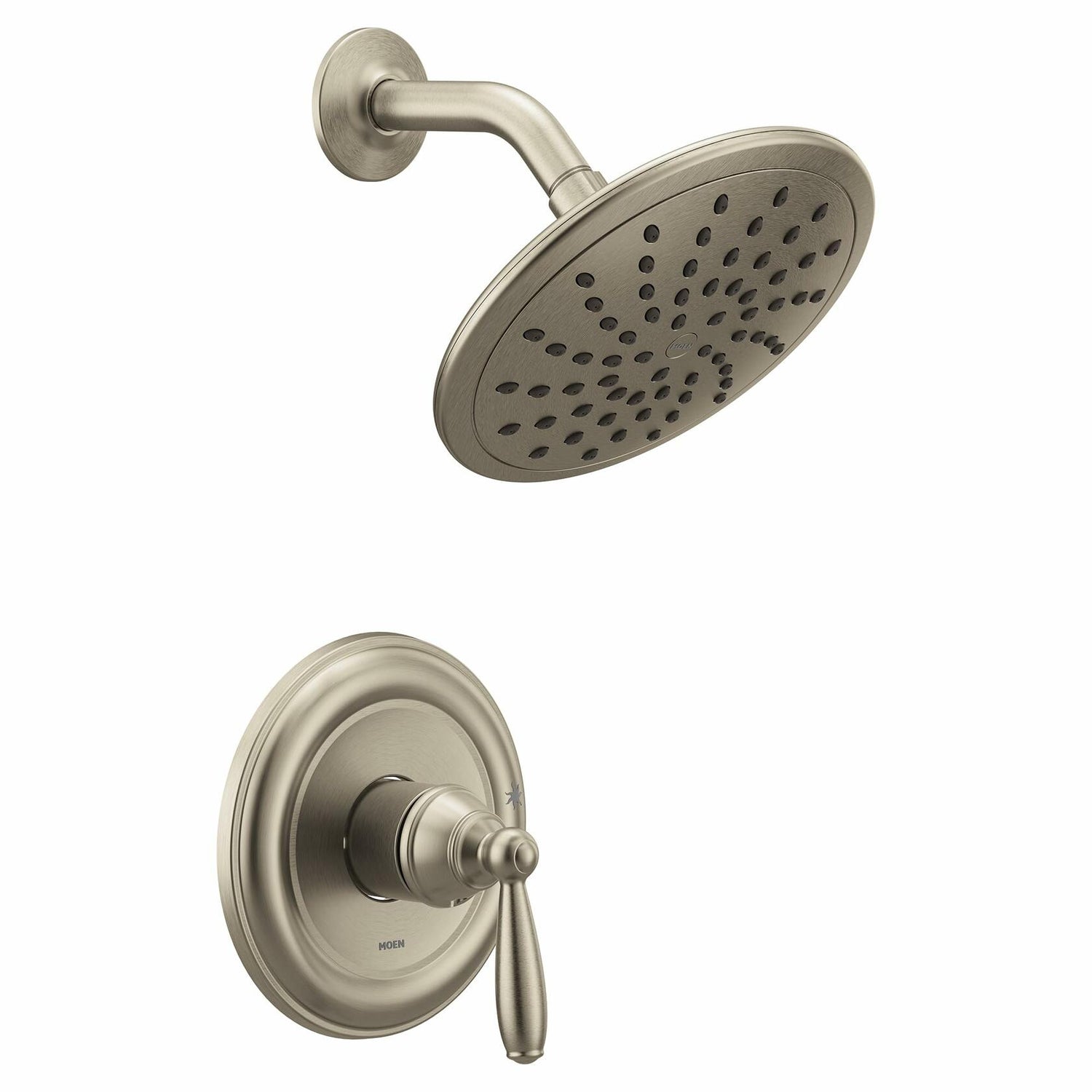 MOEN Brantford UT2252EPBN M-CORE 2-Series 1-Handle Shower Trim Kit in Brushed Nickel (Valve Required)