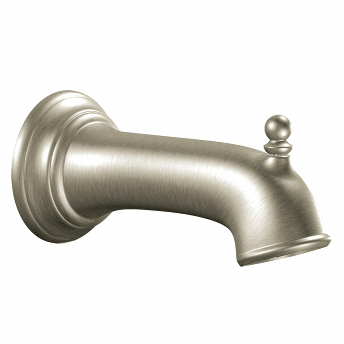 MOEN Brantford 3857BN Replacement 7.25-Inch Tub Diverter Spout in Brushed Nickel